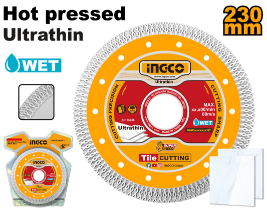 Ingco Ultra thin diamond disc (Mesh rim) 230mm