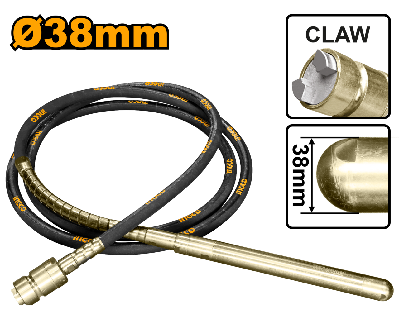 Ingco Vibrating Poker 38mm