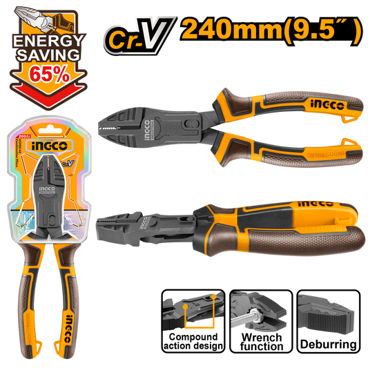 Ingco Compound Combination Plier 240mm