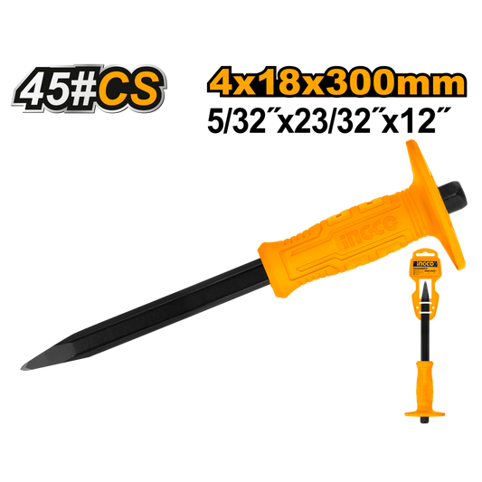 Ingco Concrete Chisel 4mm X 18mm X 300mm