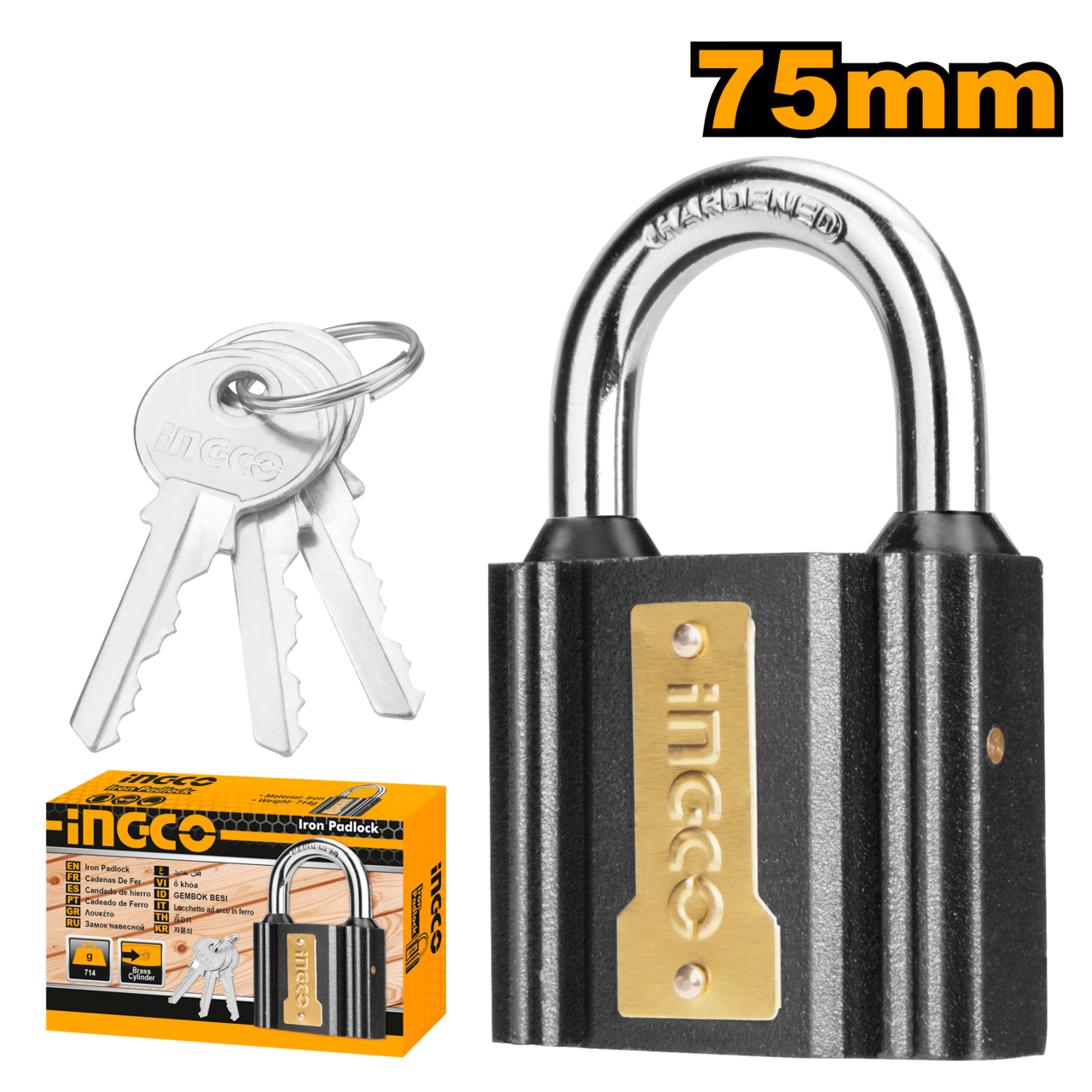 Ingco Iron Padlock 75mm