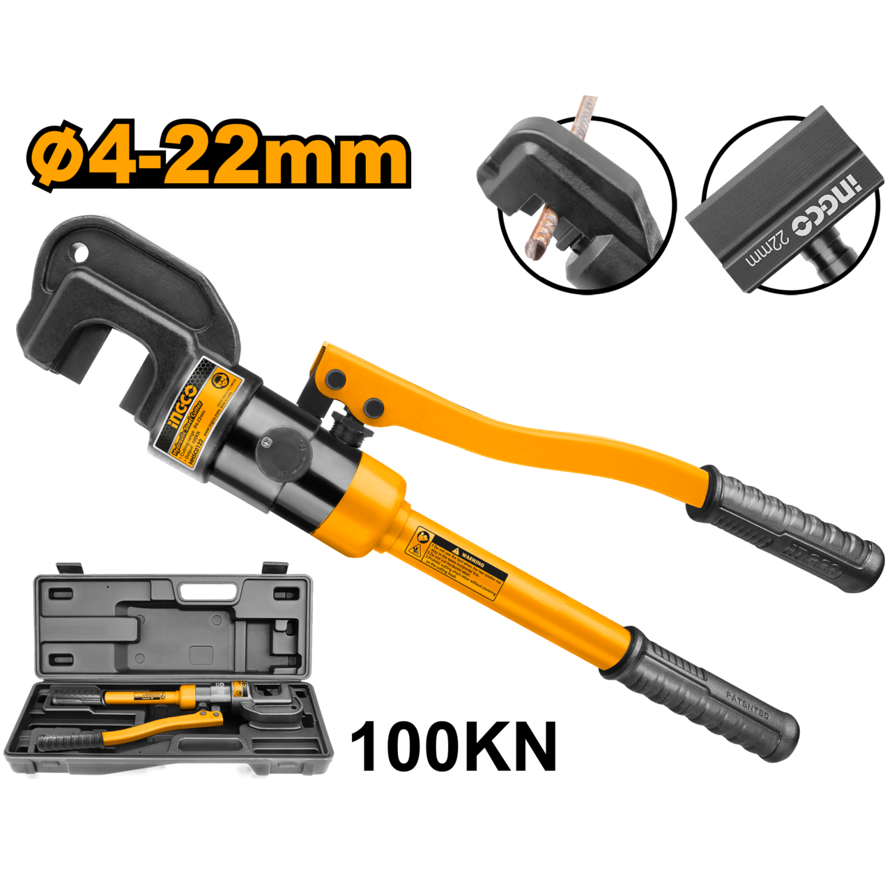 Ingco Hydraulic Steel Cutter 4mm-22mm