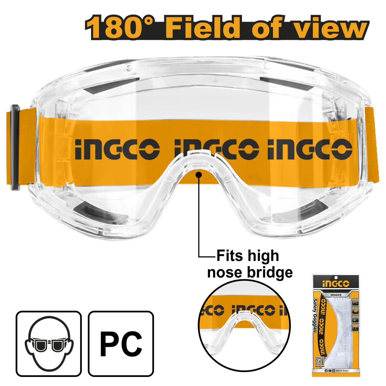 Ingco Safety Goggles