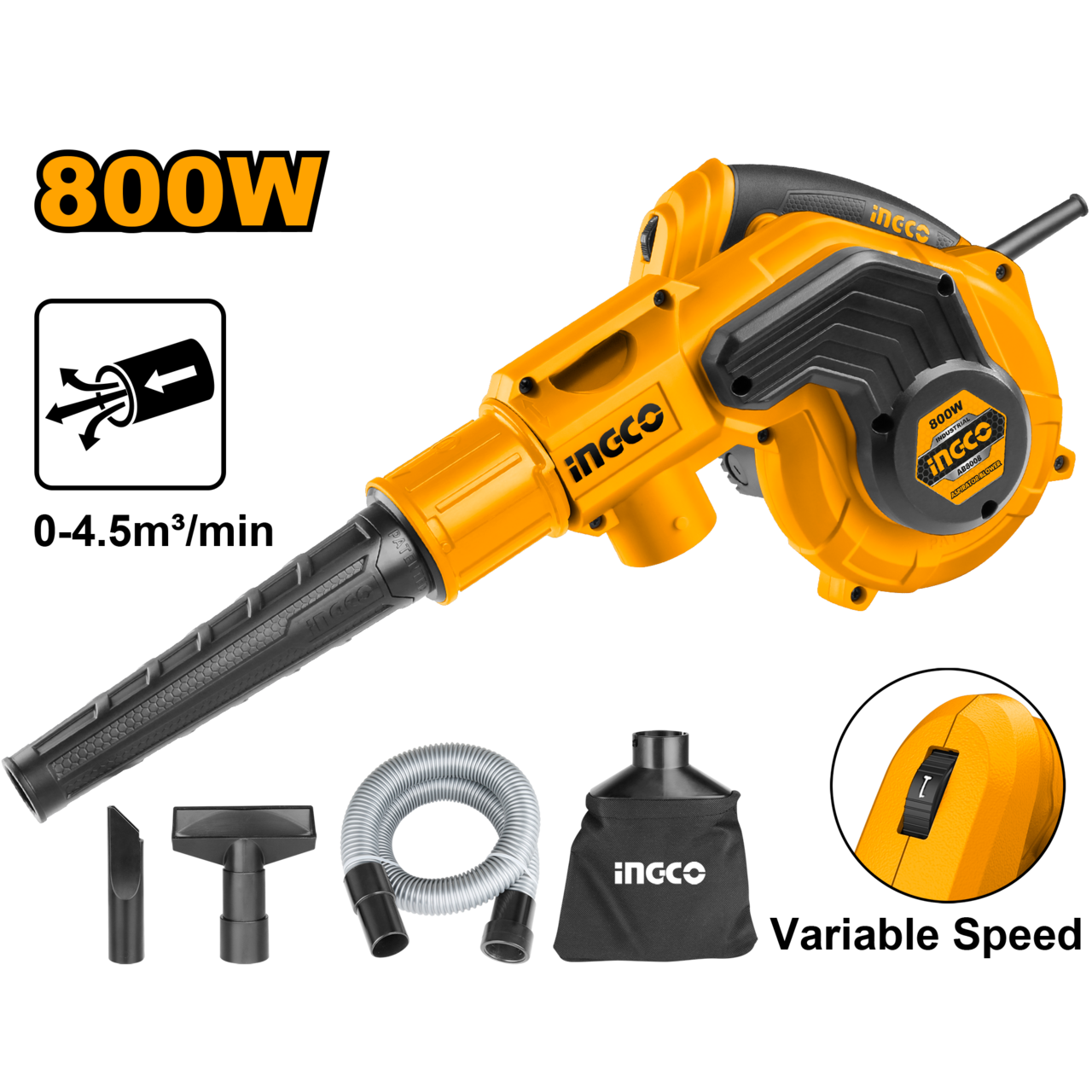 Special - Ingco Aspirator Blower 800w