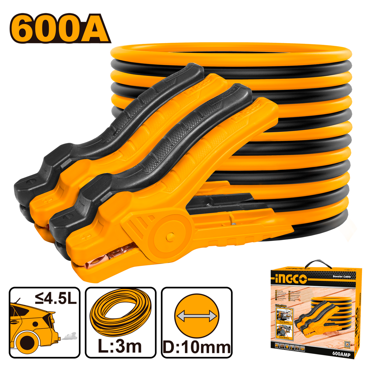 Ingco Booster Cable 600A
