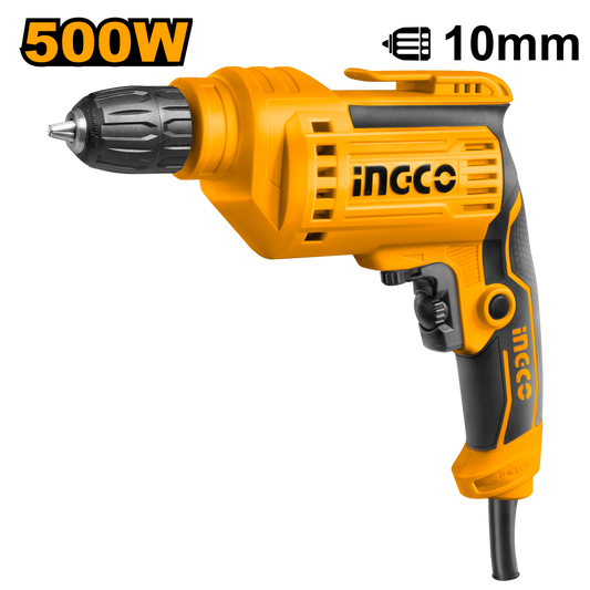 Ingco Electric Drill 500w 10mm Chuck - Corded