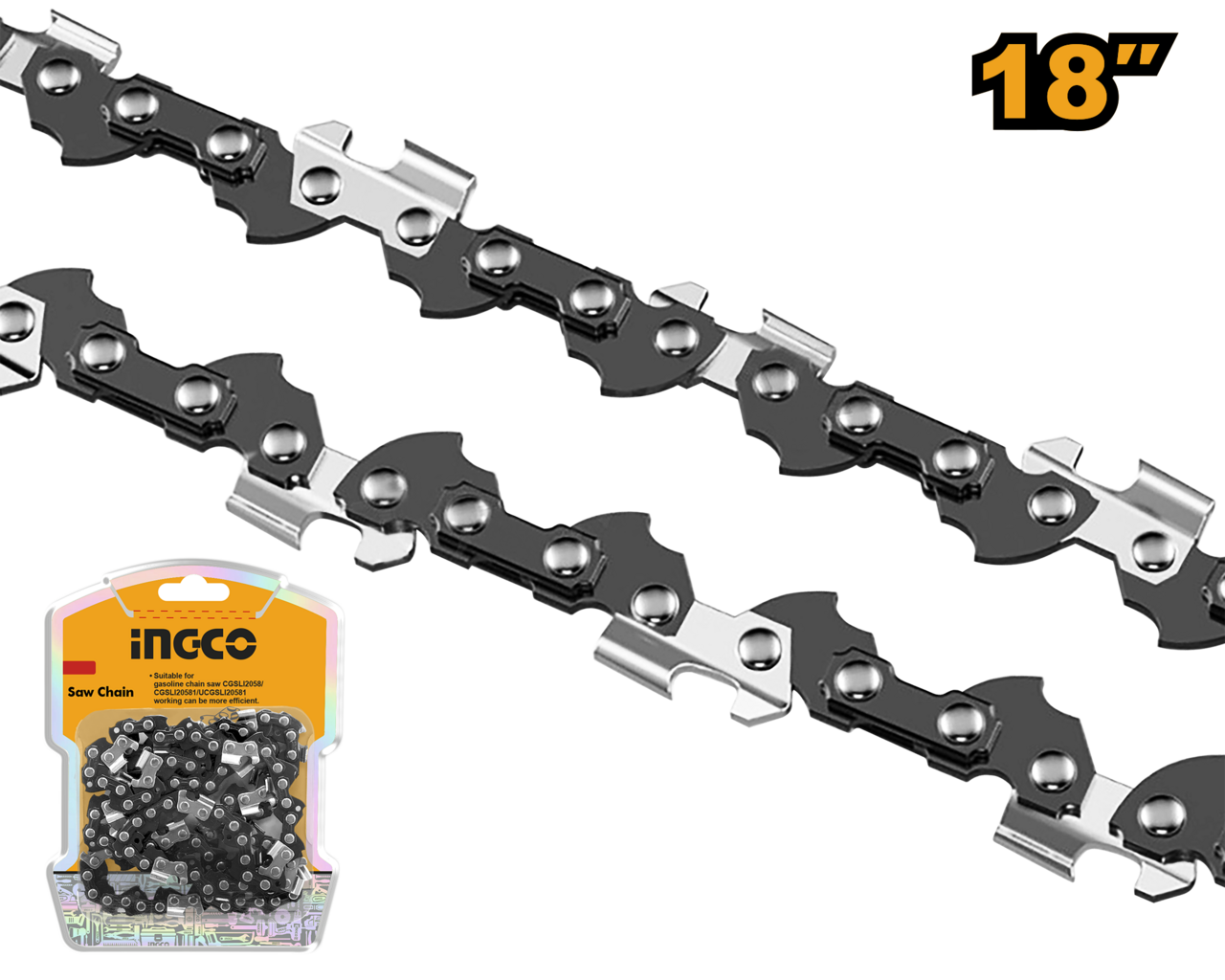 Ingco Chain Saw Saw Chain 18" 450mm