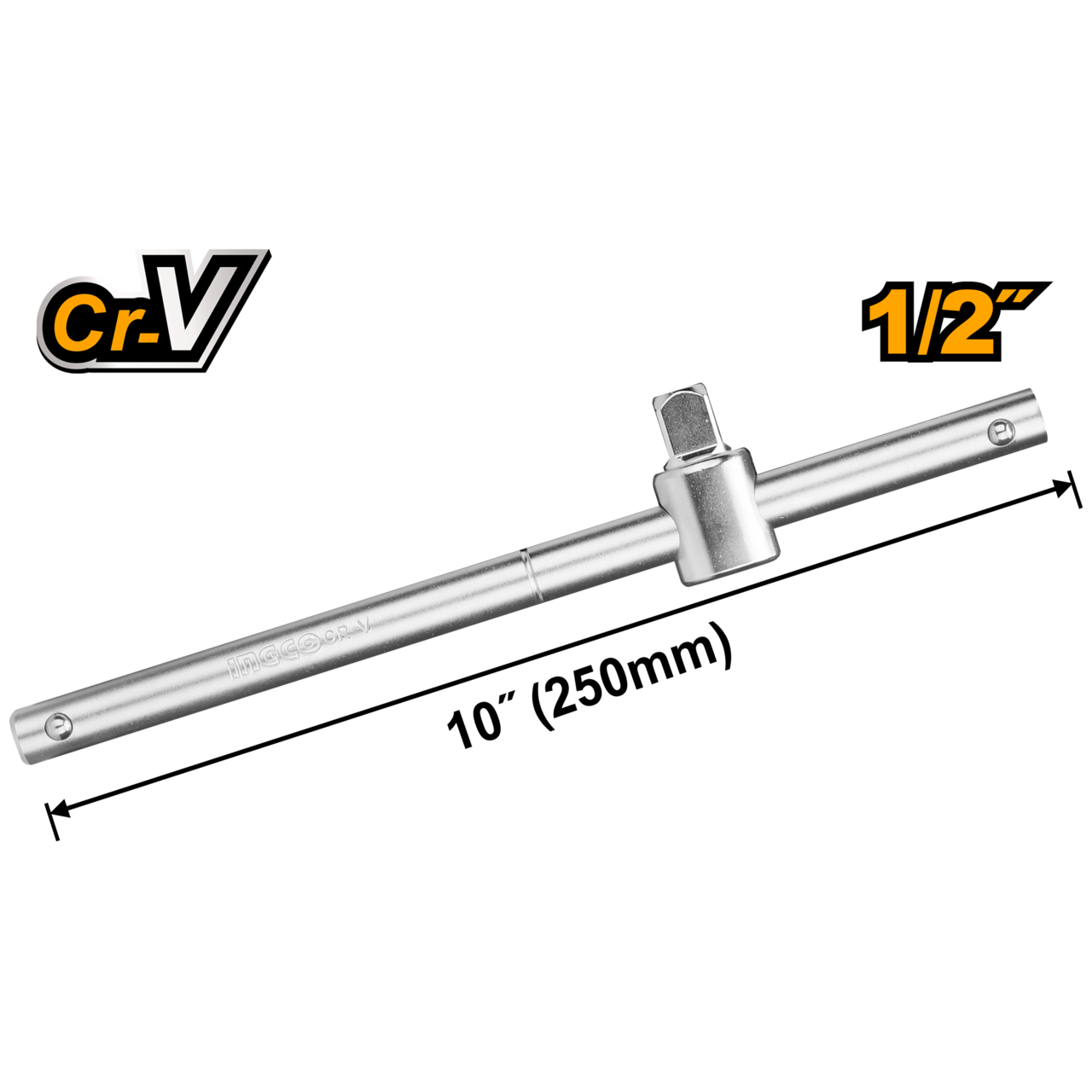 Ingco Sliding T-Bar 1/2"Dr 250mm