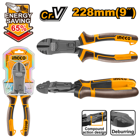 Ingco Compound Diagonal Plier 228mm