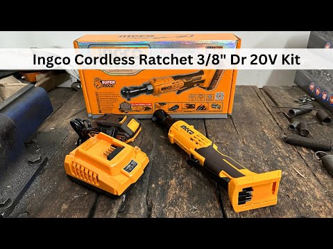 Ingco Cordless Ratchet 3/8" Dr 20V (Tool Only)