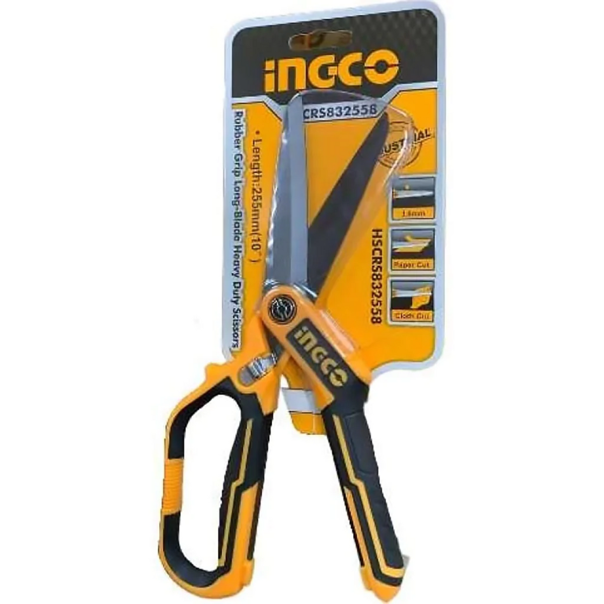 Ingco Heavy Duty Scissors with Stainless Steel Blades and Titanium Coa