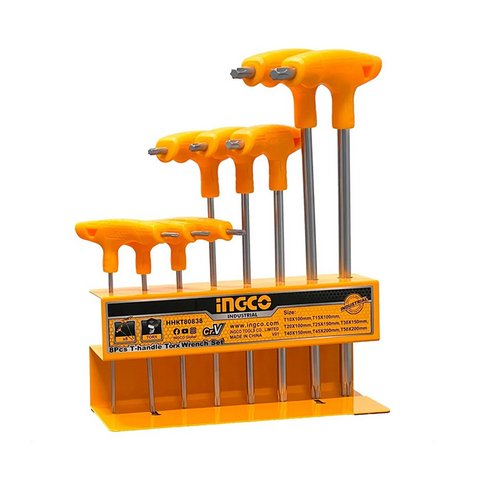 Ingco T-Handle Torx Wrench Set (8 Pieces) HHKT80838