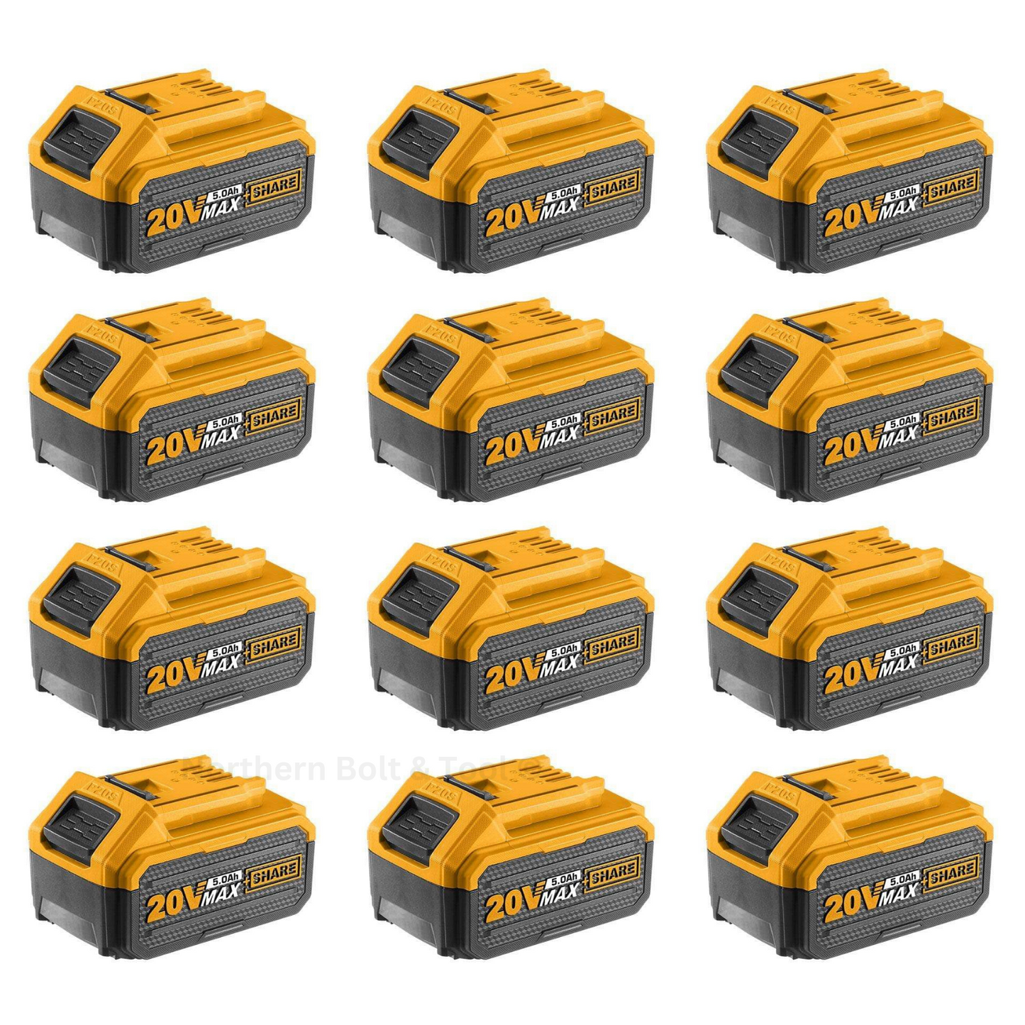 Ingco 5Ah Spare Battery 20V P20S For All Ingco Cordless Tools Carton (Qty 12)
