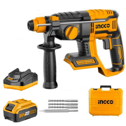 Ingco Cordless Rotary Hammer Kit with Carry Case CRHLI202081