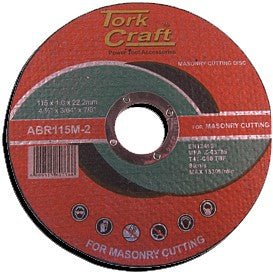 Tork Craft CUTTING DISC MASONRY 115 x 1.0 x 22.22MM
