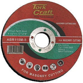 Tork Craft CUTTING DISC MASONRY 115 x 2.0 x 22.22MM