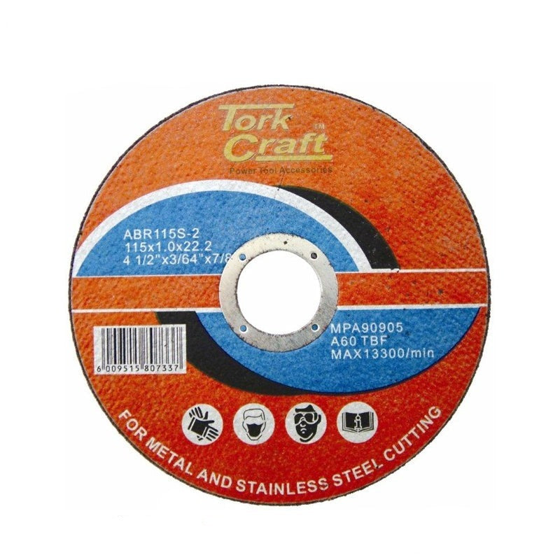 Cutting Disc Steel & Ss 115 X 1.0 X 22.2 Mm