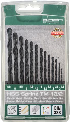 Hss Sprint Drill Bit Set 13 Piece 1.5-6.5 3.2+4.8 freeshipping - Africa Tool Distributors