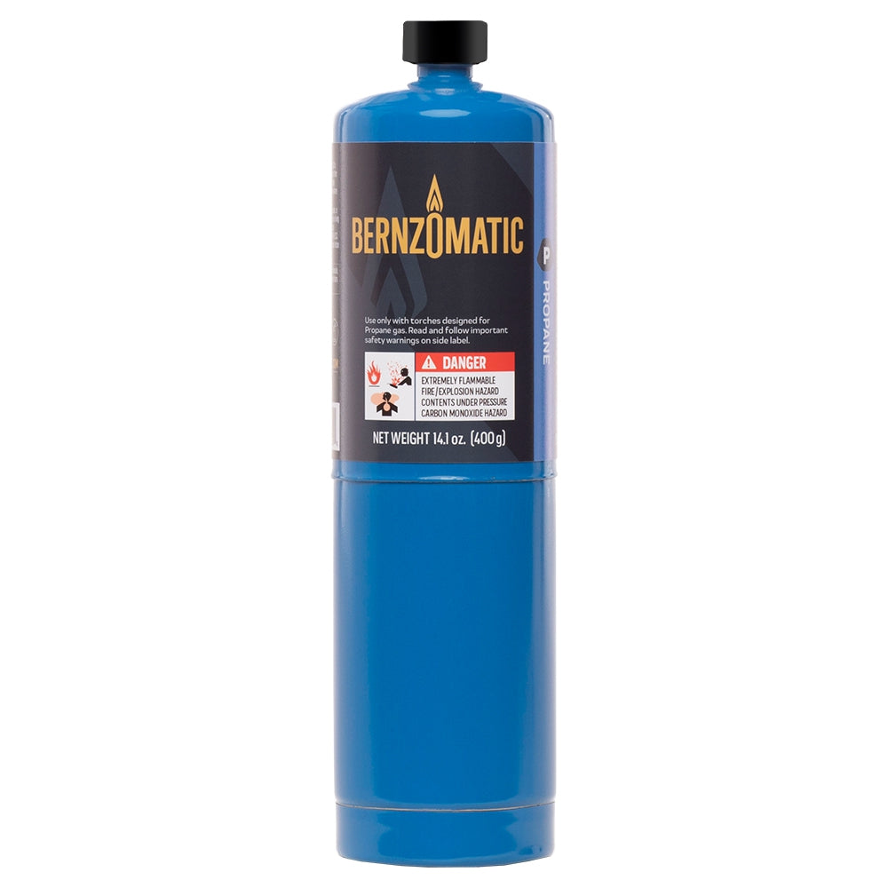 Bernzomatic Propane Hand Torch Cyclinder 400Gram (14.1Oz) Tx9 (74986)