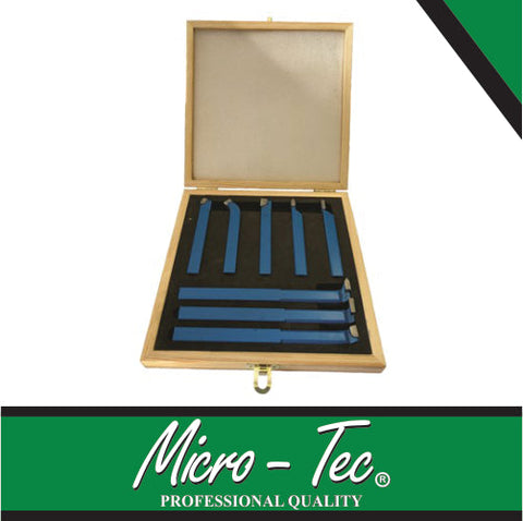 Micro-Tec Carbide Brazen Tip Tool Bit Set 8Pcs P25
