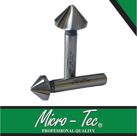 Micro-Tec Metric 25Mm Hss Countersink 90º Three Flute