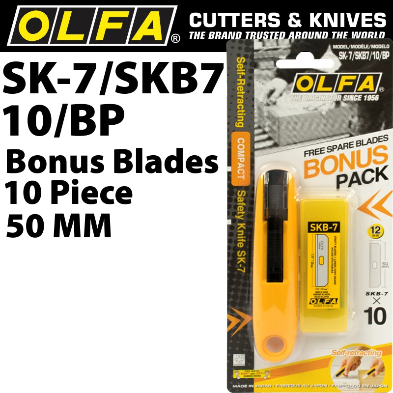 OLFA SAFETY CUTTER MODEL SK-7 WITH X10 FREE SKB7 BLADES