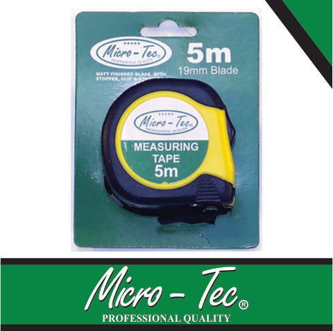 Micro-Tec Tape Measure 5Mt X 19Mm