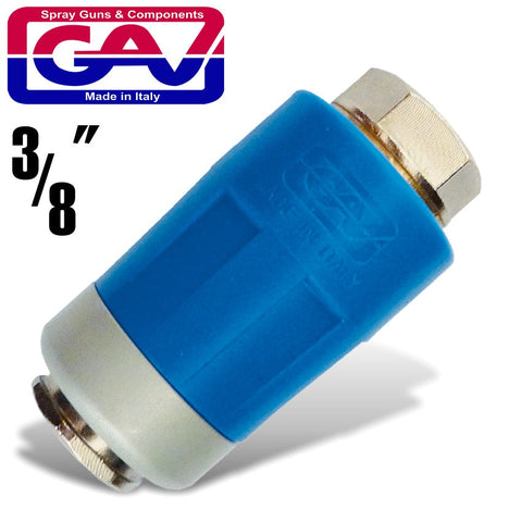 Safety Quick Coupler 3/8 F Two Stage Release Airblock freeshipping - Africa Tool Distributors