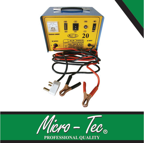 Micro-Tec Battery Charger 20A 12/24V