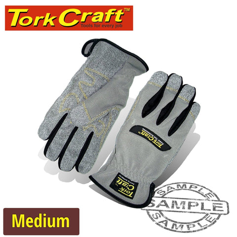 Tork Craft Mechanics Glove Medium Synthetic Leather Palm Spandex Back freeshipping - Africa Tool Distributors