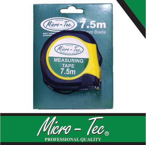 Micro-Tec Tape Measure 7.5Mt X 25Mm