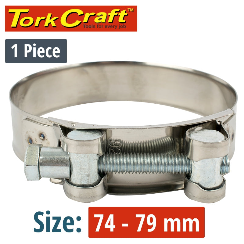 Hose Clamp H/Duty 74-79 Bulk freeshipping - Africa Tool Distributors