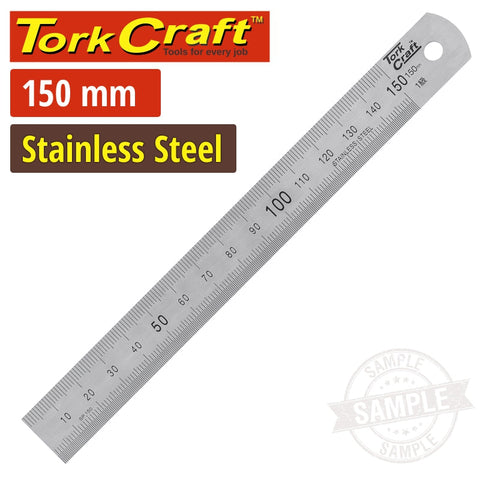 Stainless Steel Ruler 150 X 19 X 0.8Mm freeshipping - Africa Tool Distributors