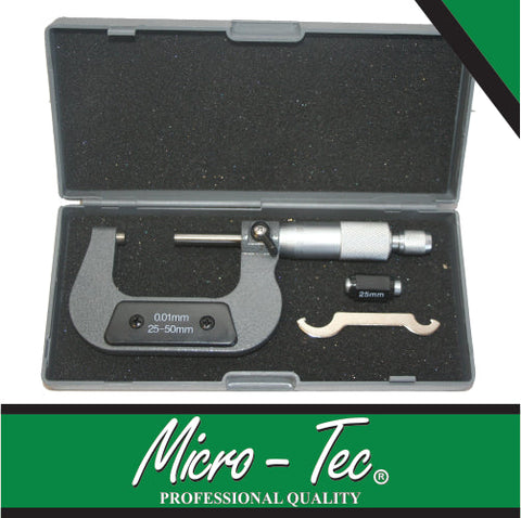 Micro-Tec Micrometer O/Side 0-25Mm