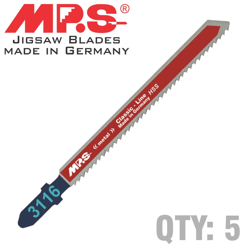 Jigsaw Blade 100Mm 12Tpi Tapered T-Shank T101A