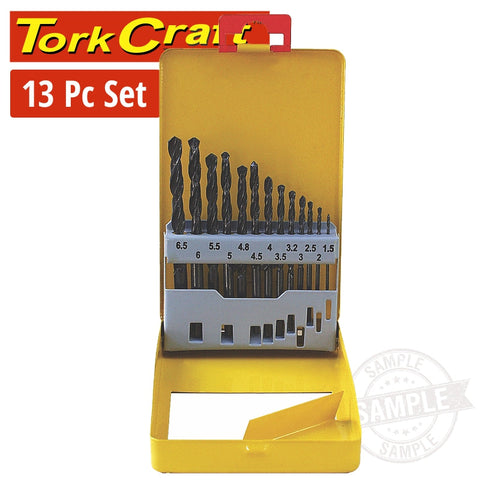 Drill Bit Set 13Pce Roll Forged Metal Case freeshipping - Africa Tool Distributors