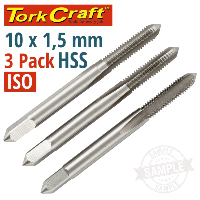 Taps Hss 10X1.50Mm Iso 3/Pack freeshipping - Africa Tool Distributors