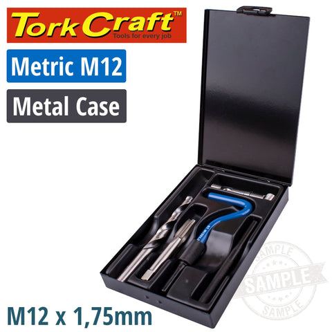 Tork Craft Thread Repair Kit M12 Internal (Metal Box) freeshipping - Africa Tool Distributors