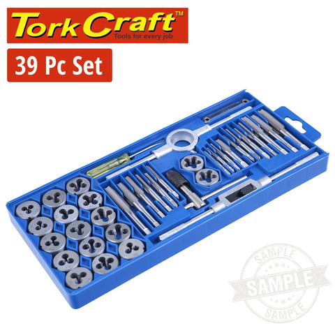 Tork Craft Tap & Die Set 39Pce In Plastic Case freeshipping - Africa Tool Distributors