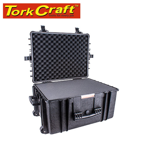 Tork Craft Hard Case 670X510X375Mm Od With Foam Black Water & Dust Proof 584433 freeshipping - Africa Tool Distributors