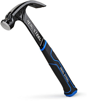 Real Steel HAMMER CLAW CURVED 425G 15OZ ALL STEEL HANDLE REAL STEEL