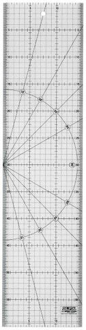 Olfa Metric Quilt Ruler 15CM X 60CM - Metric Grid