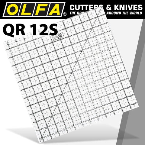 QUILT RULER IMPERIAL 12IN X 12IN