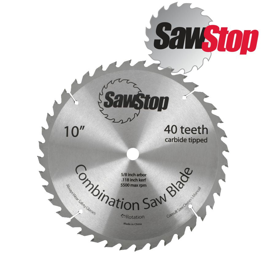 Sawstop 40T Combination Saw Blade Northern Bolt & Tool