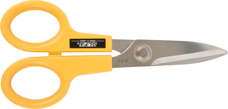 OLFA SCISSORS W/SERRATED SS BLADES