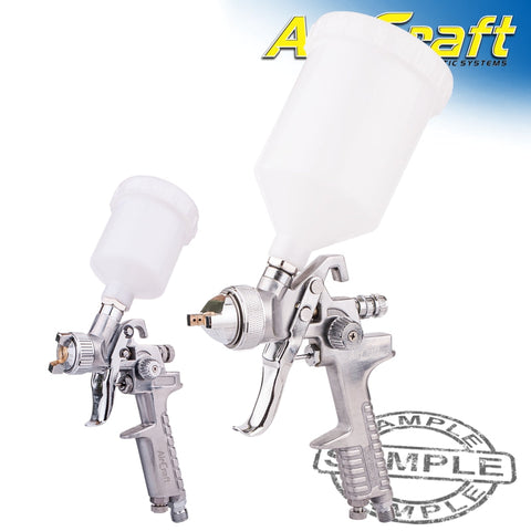 Air Craft Spray Gun Kit Sg H827 & Sg H2000 Combo With Polished Body Hvlp freeshipping - Africa Tool Distributors