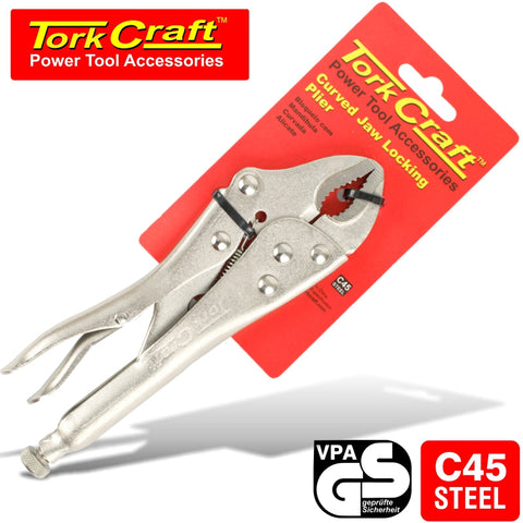 Tork Craft Plier Locking W/Curved Jaw 170Mm freeshipping - Africa Tool Distributors
