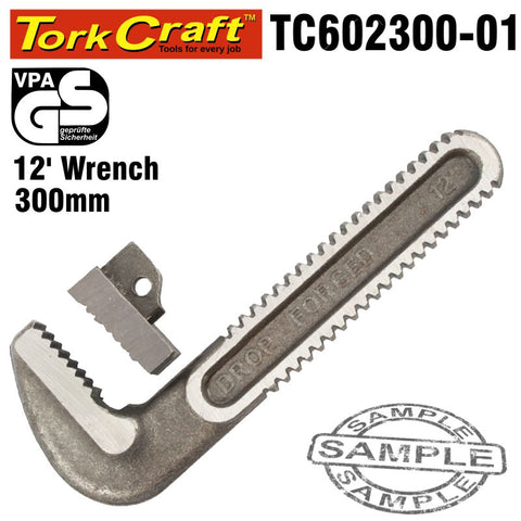 Tork Craft Repl. Jaw Set Pipe Wrench Heavy Duty 300Mm freeshipping - Africa Tool Distributors