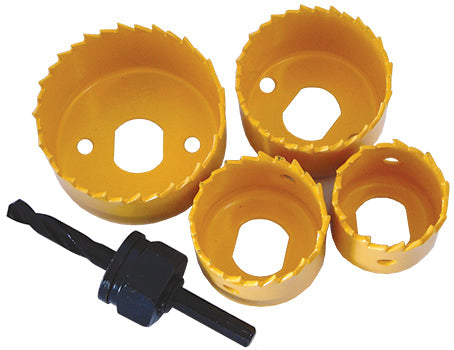Hole Saw Set 5Pce Carbon Steel freeshipping - Africa Tool Distributors