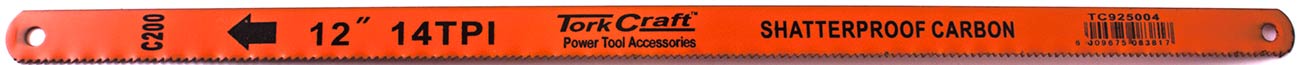 Tork Craft Hacksaw Blade Carbon Steel 14Tx300Mm freeshipping - Africa Tool Distributors